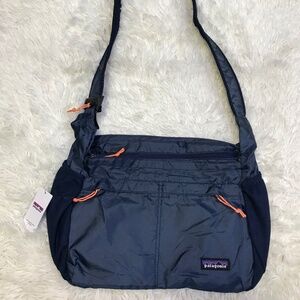 Patagonia Navy and Orange Crossbody Bag